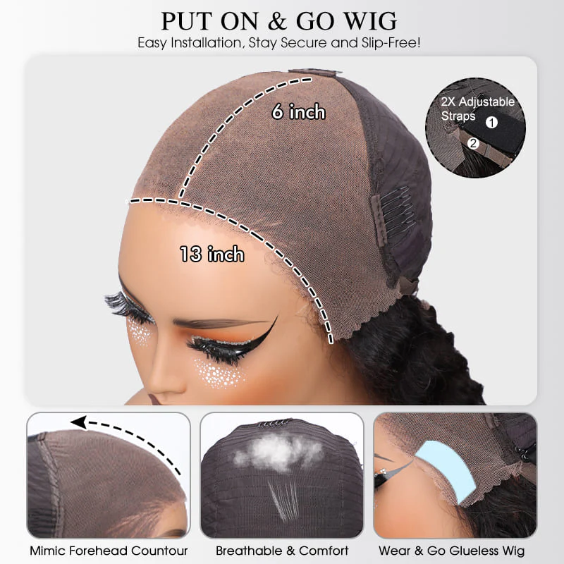 13x6 lace frontal straight wig