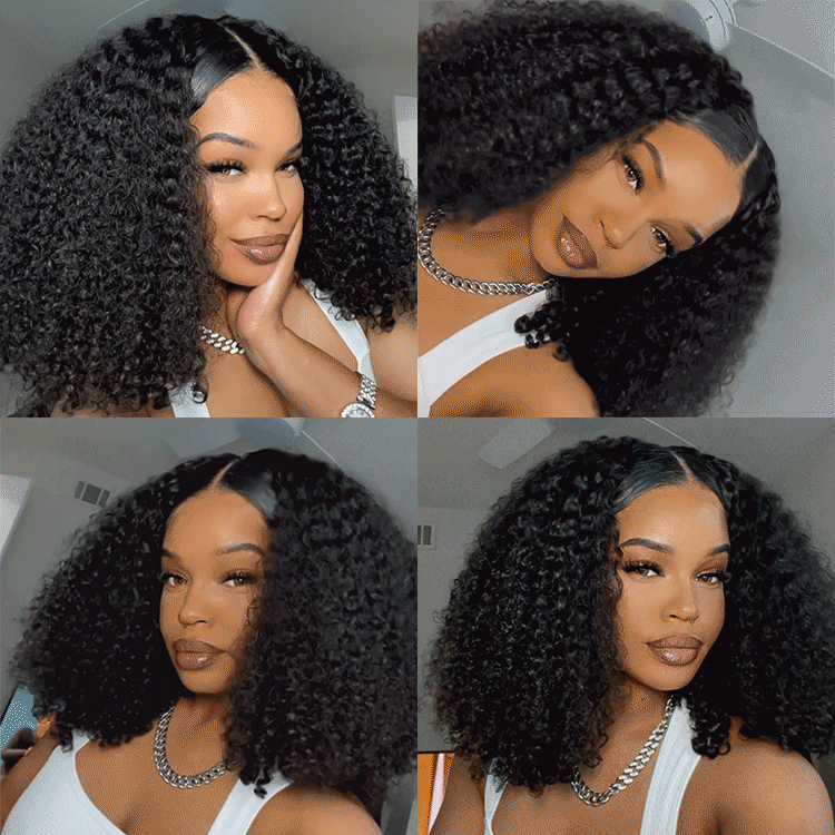 300% Density Popping Curly wig