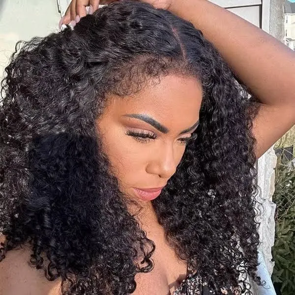 13x4 HD Lace Kinky Curly Wig | Glueless Type 4C Curly Edge Hairline