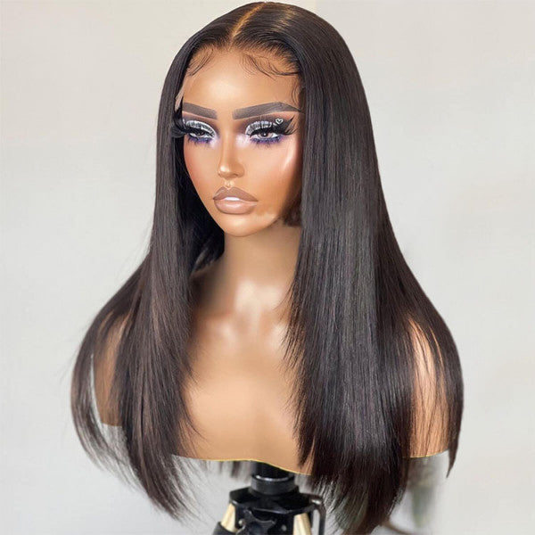 layere cut straight wig