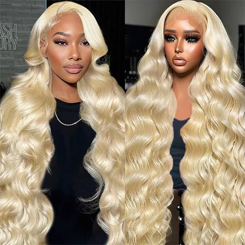 Pizazz Hair 613 Blonde Body Wave 13x6 HD Lace Front Wigs 180% Density