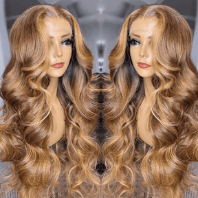 Curtain Bangs Ombre Wigs