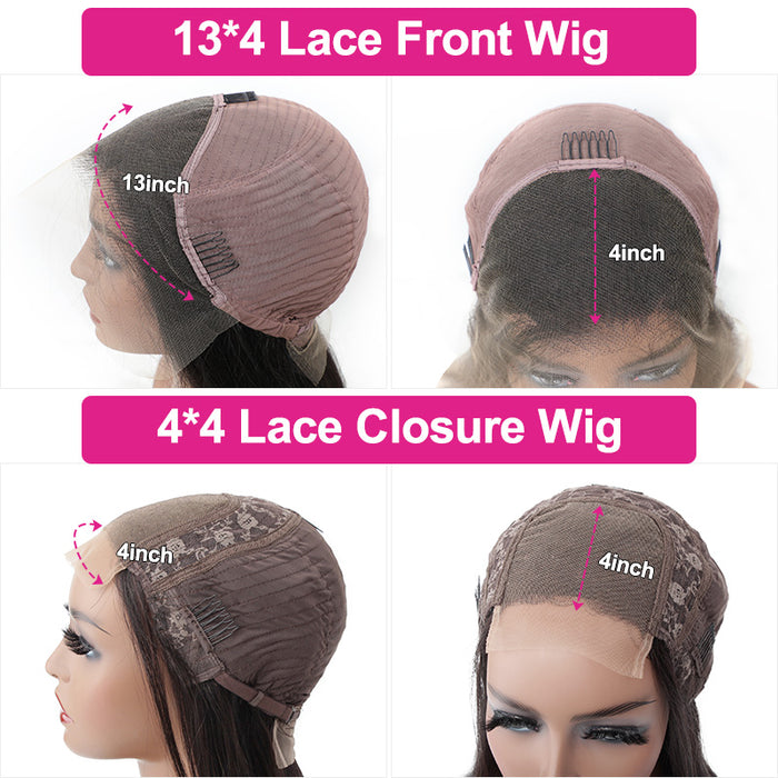 Loose Wave HD Lace Wig With Curtain Bangs