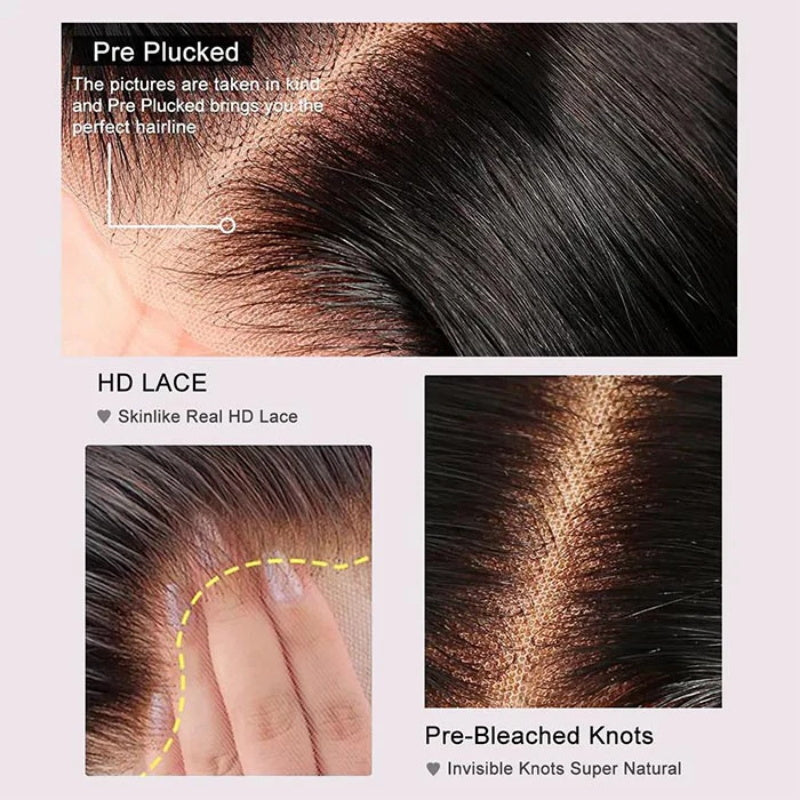 Pizazz Hair 250% Density Popping Curly HD Lace Front Wigs Pre bleached Glueless Ready To Go Human Hair Wigs