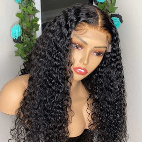 Pre-Bleached Knots Clear & Clean Hairline Glueless Wig HD Lace Front Human Hair Wig Pre-Plucked 180%