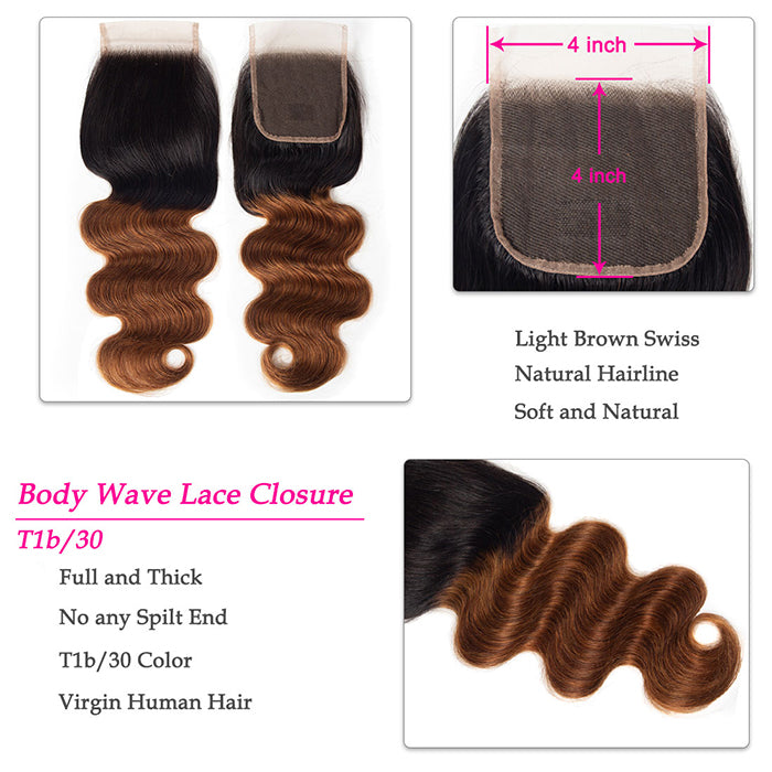 1B/30 Ombre Color Body Wave