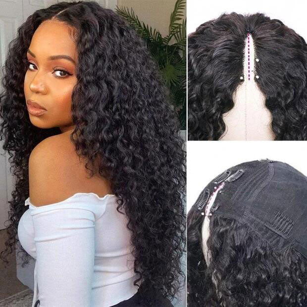 Water Wave V Part Wig