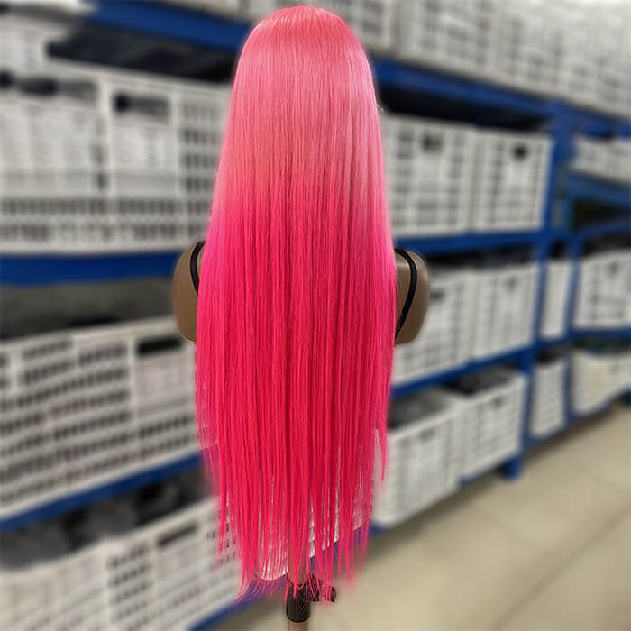 Pink 13x4 HD Lace Front Wigs