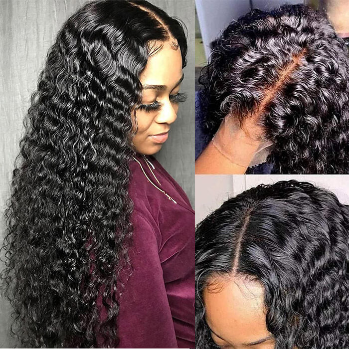 Pre Plucked 5x5 Lace Closure Wig Deep Wave Human Hair 250% | Beginners Friendly