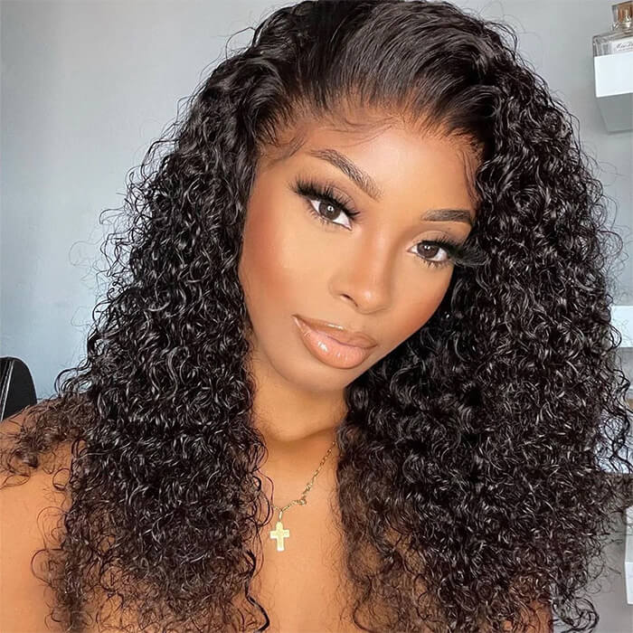 Curly Human Hair HD Lace Front Wig 13x6 13x4 5x5 NEW Clear Lace & Clean Hairline 100% Glueless Wig