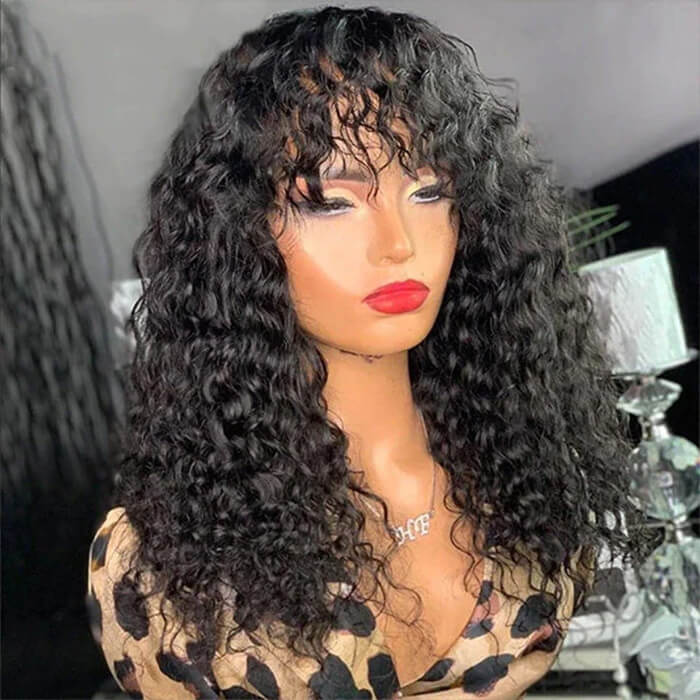 Lace Front Wigs with Bangs