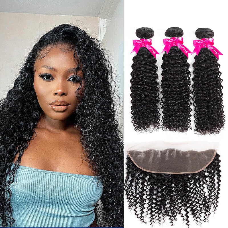 3 Bundles With 13*4 Lace Frontal