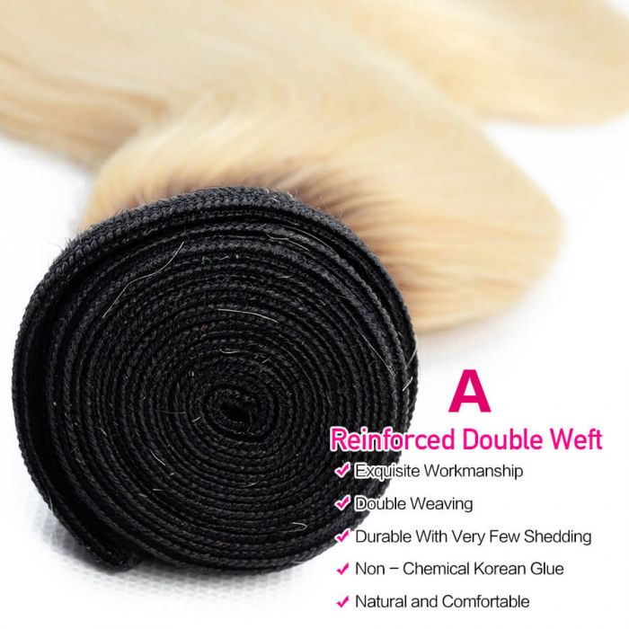 T1b/613 Blonde Ombre Hair