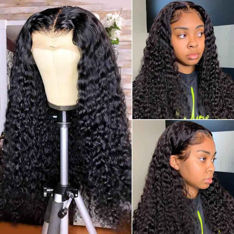 Deep Wave 360 Lace Frontal Wigs
