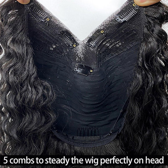 Water Wave V Part Wig