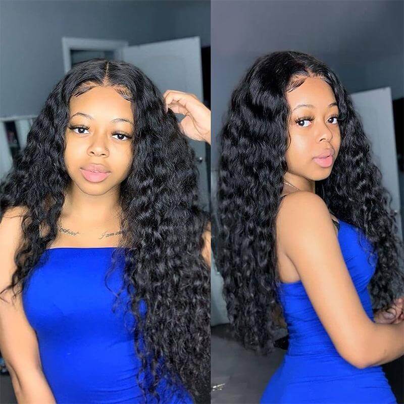 Pre Plucked 5x5 Lace Closure Wig Deep Wave Human Hair 250% | Beginners Friendly