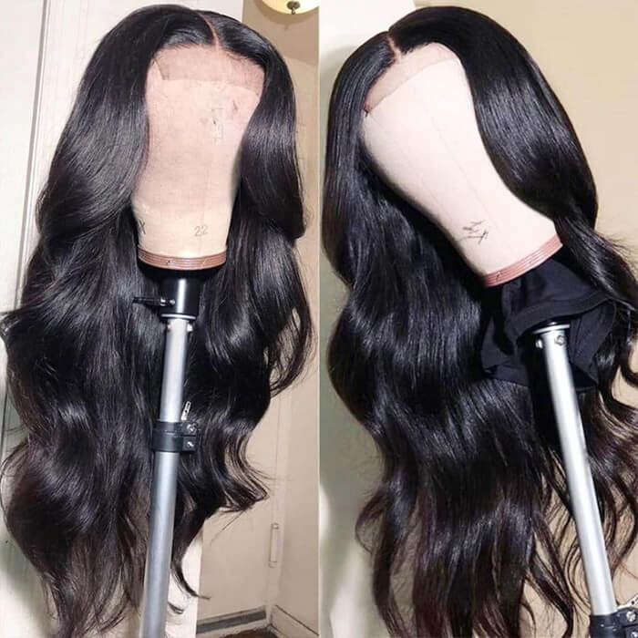 Body Wave 5x5 Lace Closure Wig Pre Plucked Affordable Human Hair Wigs