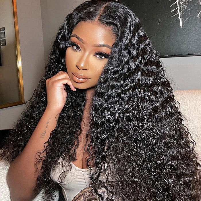 Deep Wave 13X6 New Clean And Clear HD Lace Front Wigs Human Hair Wigs For Women