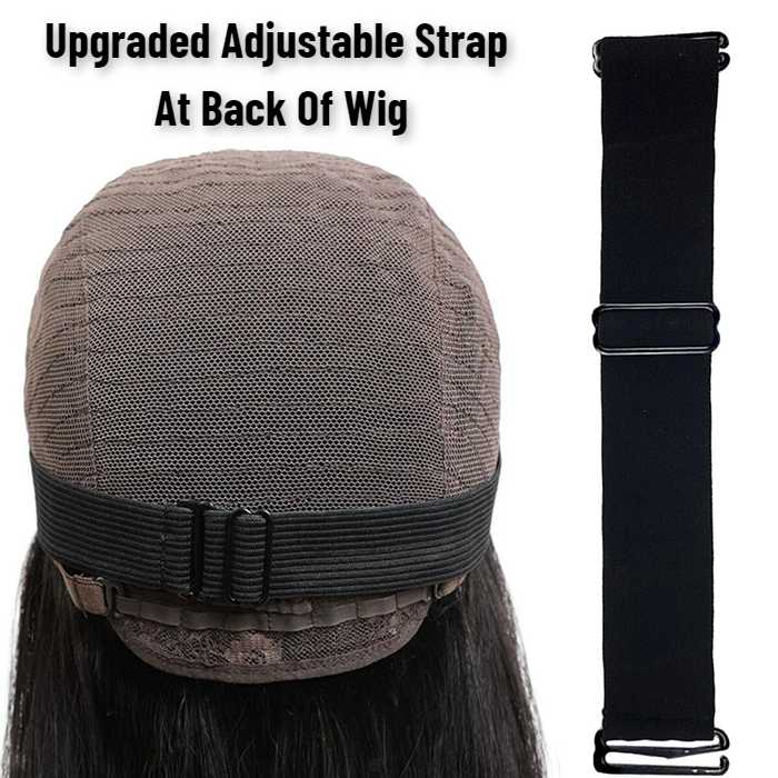Kinky Straight Wig With Natural 4C Hairline