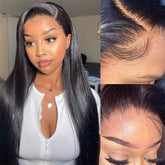 Human Hair HD Lace Front Wig Straight 13x6 13x4 5x5 NEW Clear Lace & Clean Hairline 100% Glueless Wig