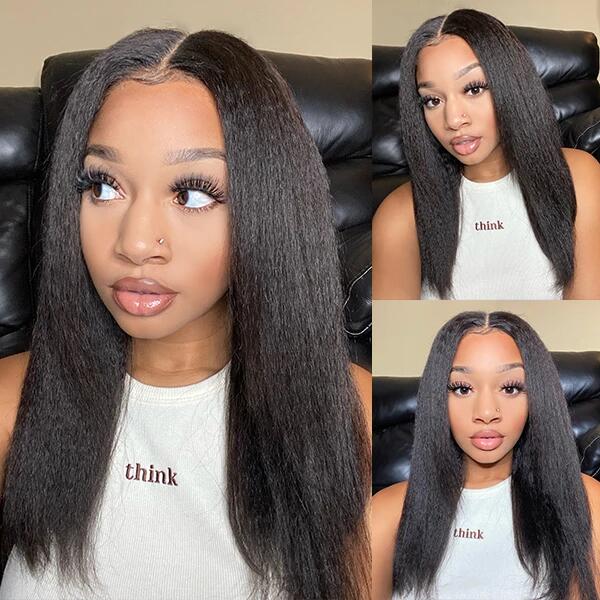 V Part Wig