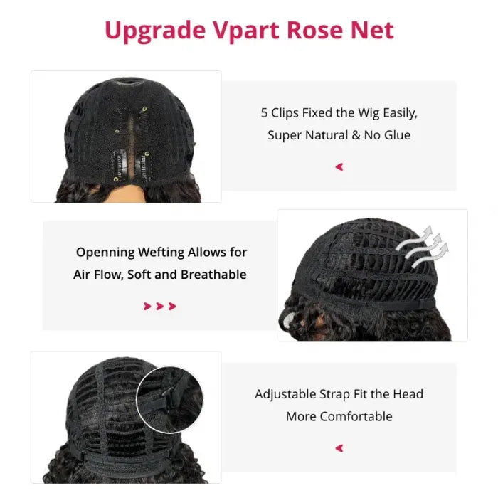 V Part Wigs