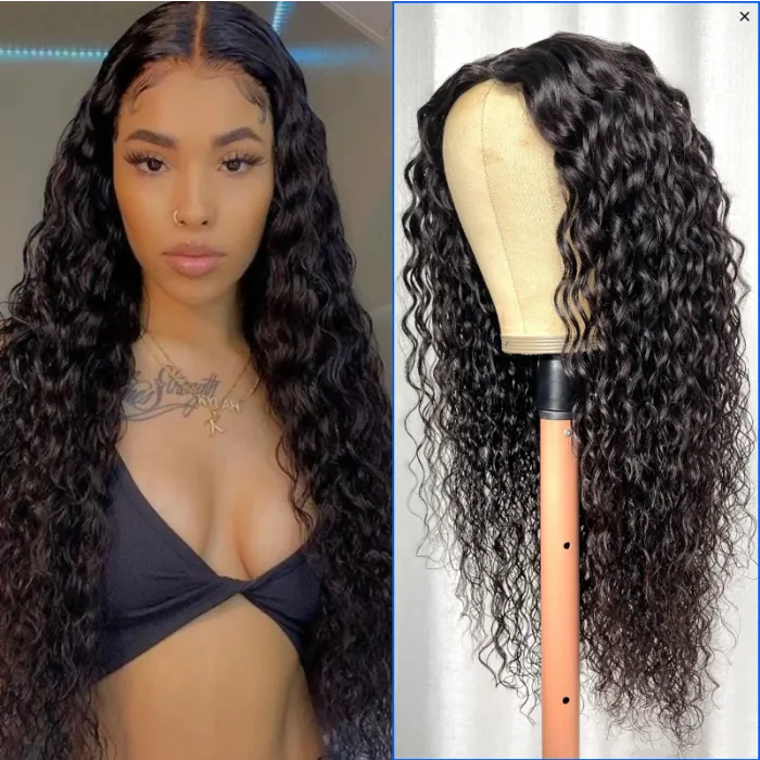 Water Wave V Part Wig