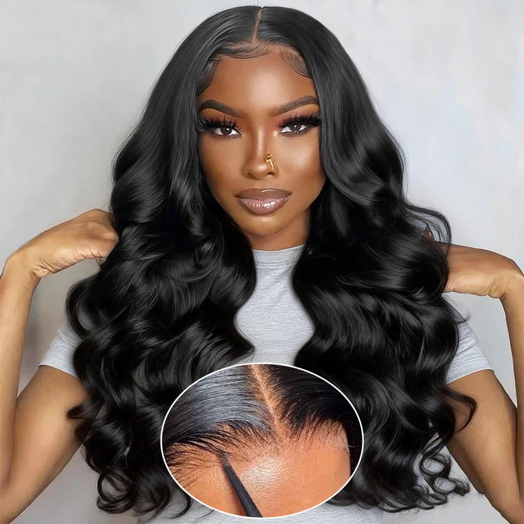 13x6 Body Wave Glueless HD Lace Wear & Go Human Hair Wig