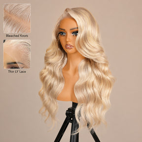 P18/613 Highlights Wig Straight HD Lace Front 13x6 Glueless Pre Plucked Natural Hairline