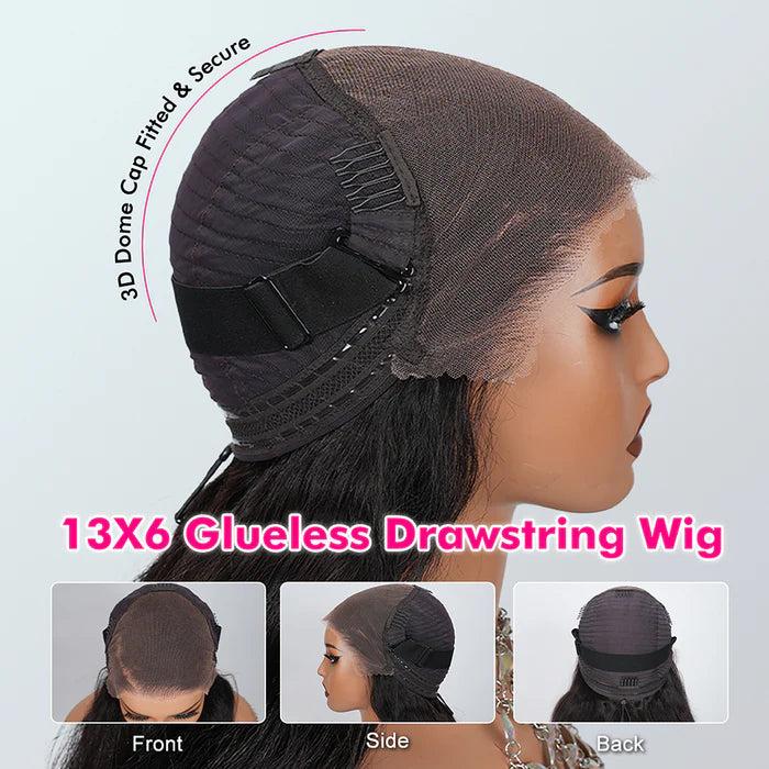 13x6 Full HD Invisible Lace Frontal Wigs Body Wave Human Hair Wigs Pre Plucked Natural Hairline