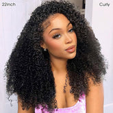 Pizazz Hair 3 In 1 Half Wig | Easy Wear Curly Wear Go Half Wig With Adjustable String Beginner Friendly