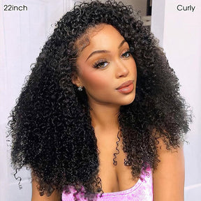 Pizazz Hair 3 In 1 Half Wig | Easy Wear Curly Wear Go Half Wig With Adjustable String Beginner Friendly