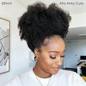 Pizazz Hair 3 In 1 Half Wig | Easy Wear Curly Wear Go Half Wig With Adjustable String Beginner Friendly