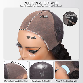 13x6 lace frontal straight wig