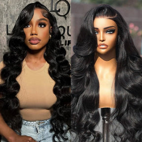 13x6 Body Wave Glueless HD Lace Wear & Go Human Hair Wig