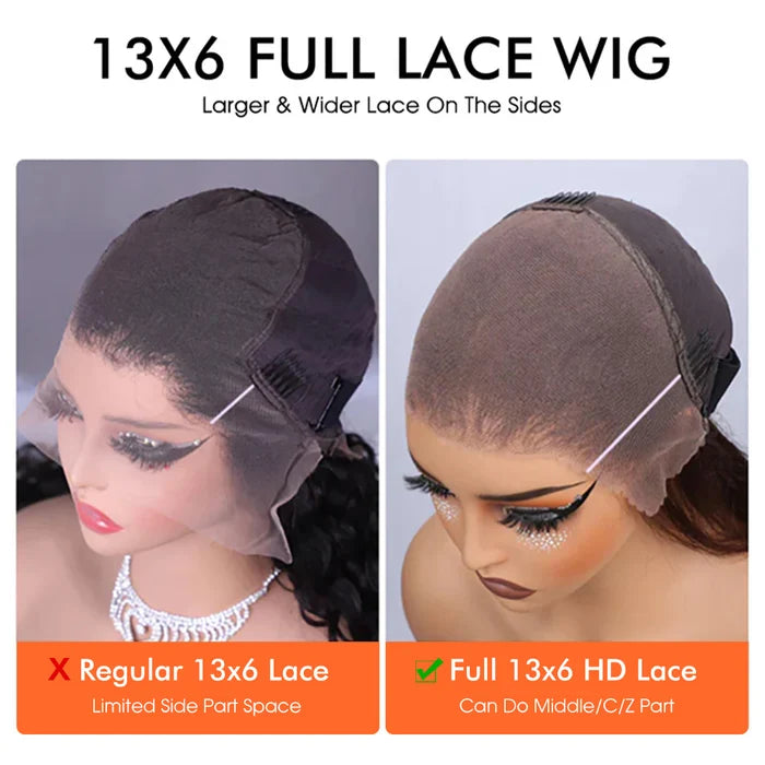 Glueless Ombre Brown To Blonde Highlight Deep Wave Lace Front Wig | 220 Density Pre Plucked Human Hair For Women