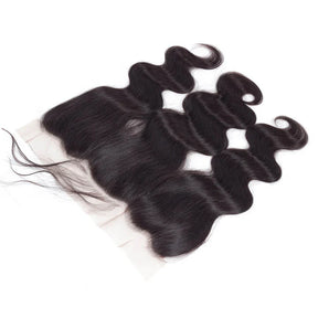 Body Wave 3 Bundles Virgin Human Hair Weft With 13x4 Frontal Closure