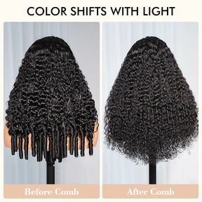 Burmese Curly 13×6 Wig With Spiral Curly Ends Invisi-Drawstring Pre-Everything Human Hair Wig