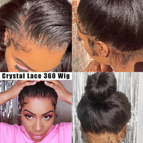 Straight 360 Lace Frontal Wigs