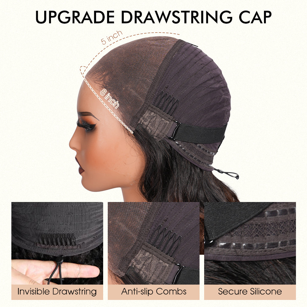 Burmese Curly 13×6 Wig With Spiral Curly Ends Invisi-Drawstring Pre-Everything Human Hair Wig