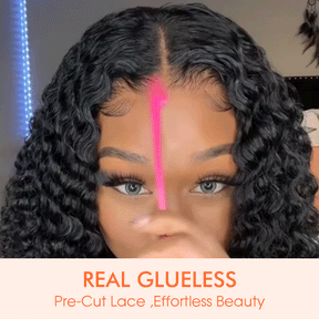 Effortless Burmese Curly Wig with Finger Coil Ends Pre Cut 5x5 HD Lace Human Hair Glueless Wig Quick Install for Beginner