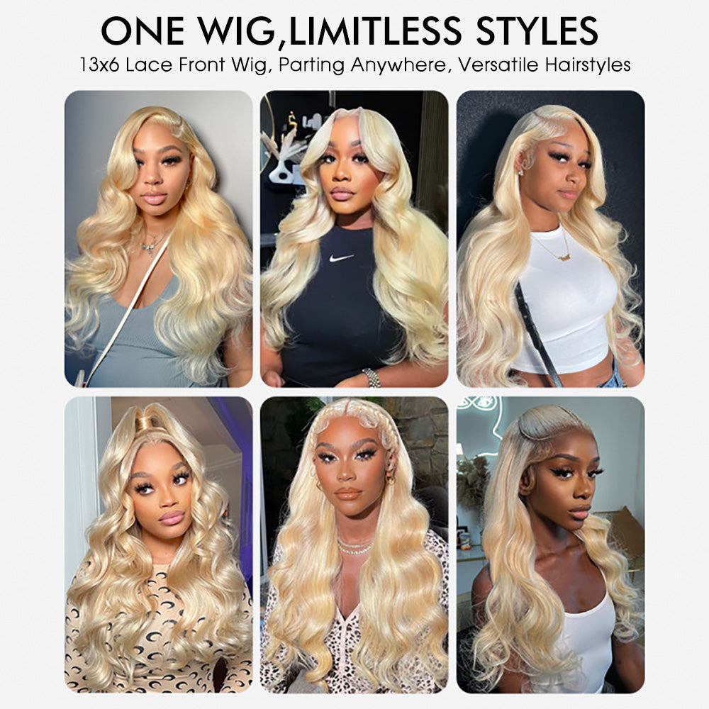 613 Blonde 13x6 hd Lace Front Wig Human Hair Body Wave Wigs