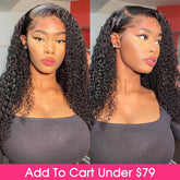 Full Jerry Curly Wig 4x4 HD Lace Closure Human Hair Wigs Beginner Friendly