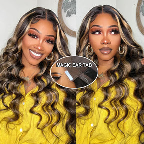 Pre Everything 1B/27 Color Bye Bye Knots Wig Invisible Knots Body Wave  Lace Wigs Pre Plucked Natural Hairline Glueless Wig