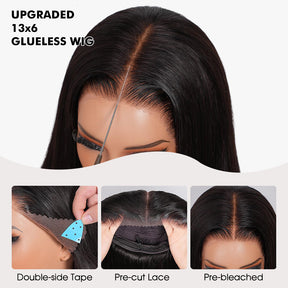 99J Burmese Curly Glueless Wig Bleached Knots 13x6 Full Pull Go Lace Front Wear Go Wig With Flexible Fit Drawstring