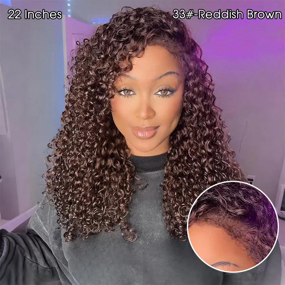 4C Edges Hairline Deep Wave 13x4 Lace Front Wig Glueless Lace Wig