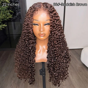 4C Edges Hairline Deep Wave 13x4 Lace Front Wig Glueless Lace Wig