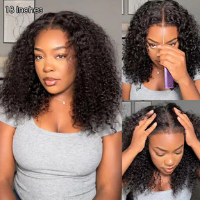 4C Edges Hairline Deep Wave 13x4 Lace Front Wig Glueless Lace Wig