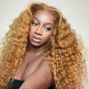 #27 Honey Blonde Loose Deep Wave 13x6 Pre Everything Lace Wig