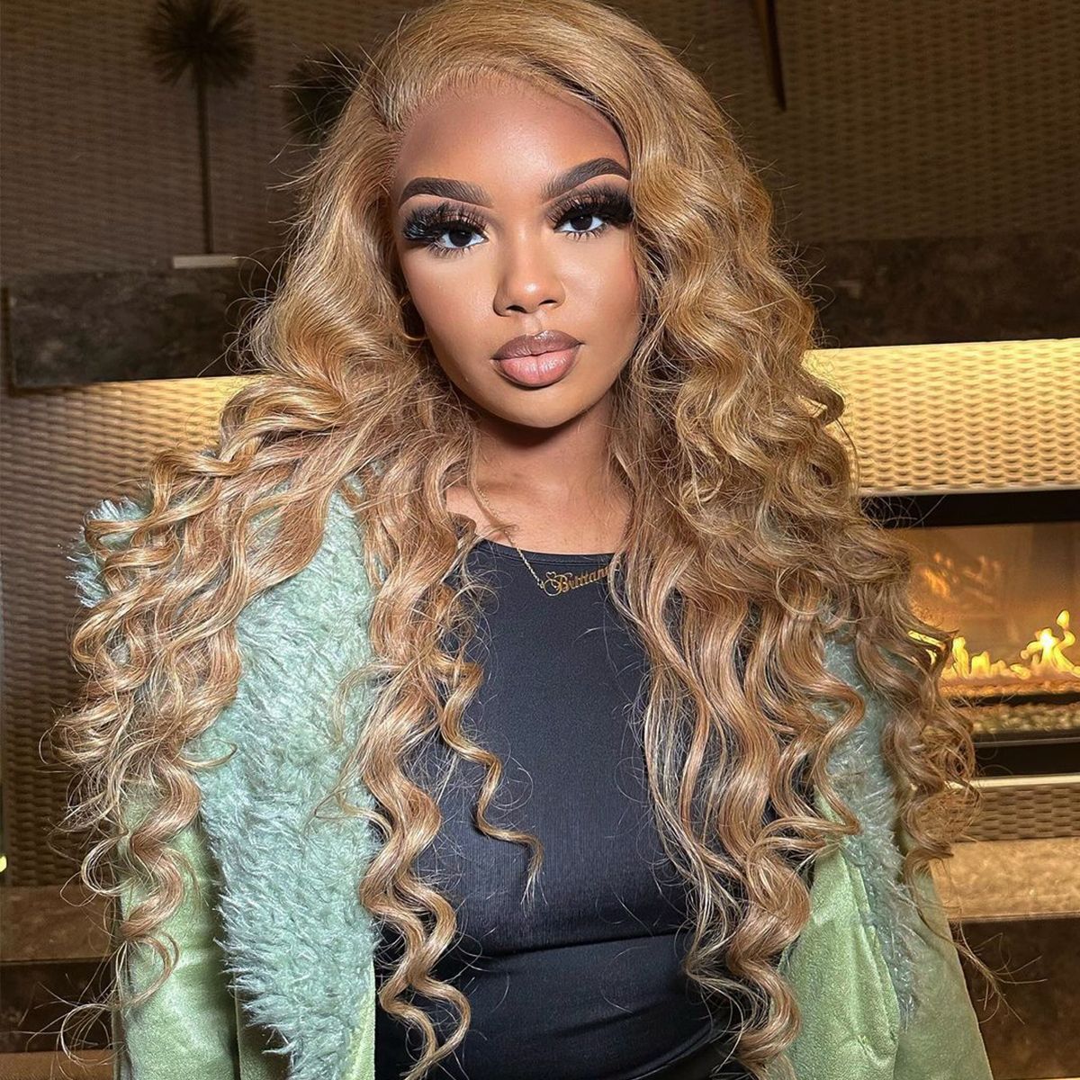 Pure Color #27 Loose Deep Wave Honey Blonde Lace Front Wig 8x5/13×6 Pre-everything Human Hair Wigs